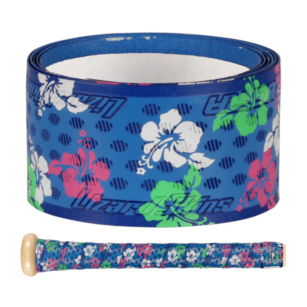DSP Ultra Bat Grip - Blue Floral (1.1 mm)